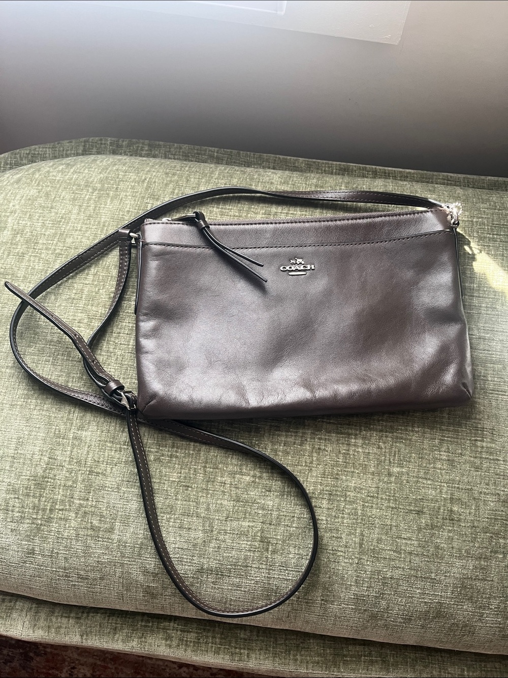 Coach Brown Leather Journal Crossbody - Dark Brown G1480-52638
